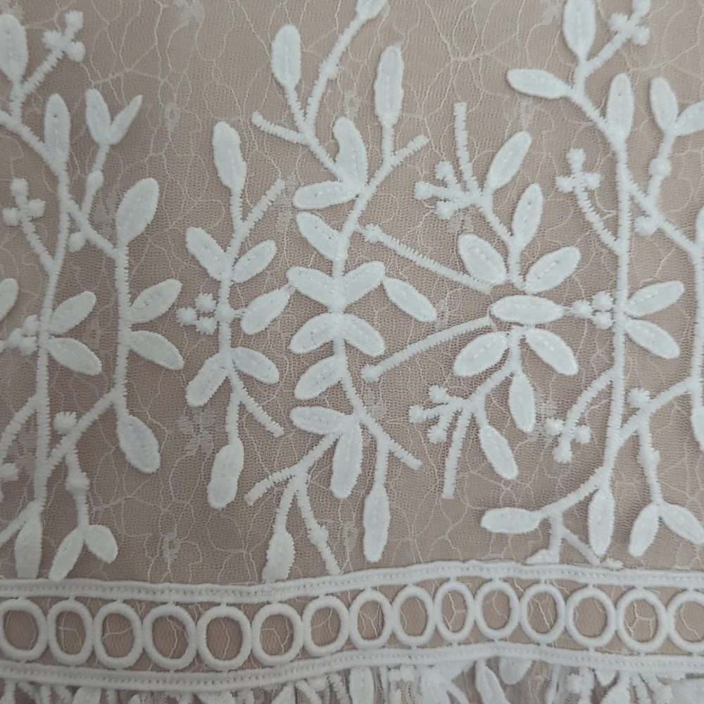 Ivy City Infant White Floral Lace Dress Mommy And Me - Picture 2 of 7